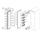 Thermador T24IF70FSS-01 freezer door diagram