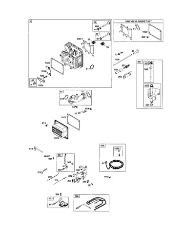 Head-cylinder/wiring harness