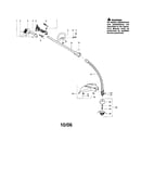Driveshaft/handle/shield