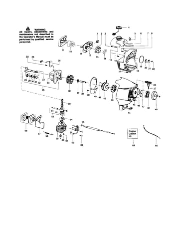 Cylinder/crankshaft/crankcase