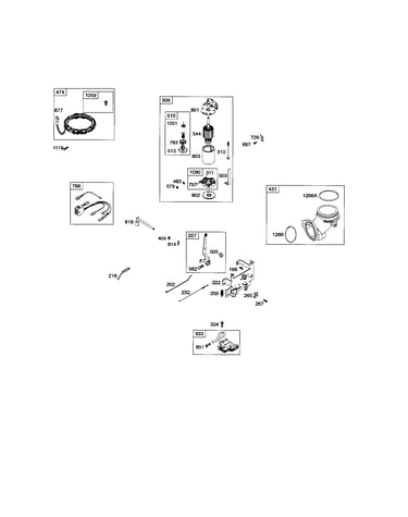 Motor-starter/control lever-governor
