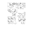Briggs & Stratton 123K02-0353-E1 fuel tank/muffler diagram