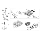 Kenmore Elite 63016304401 rack assembly diagram