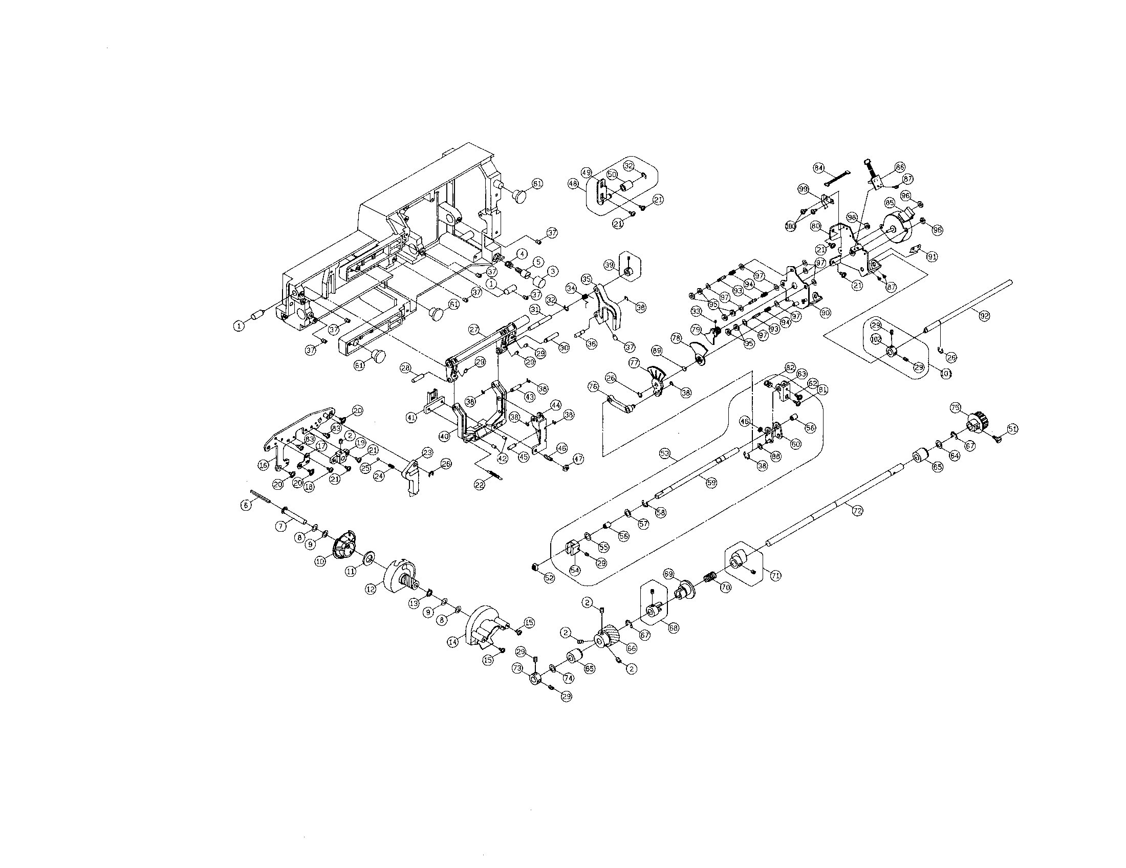 Bobbing shaft/base plate
