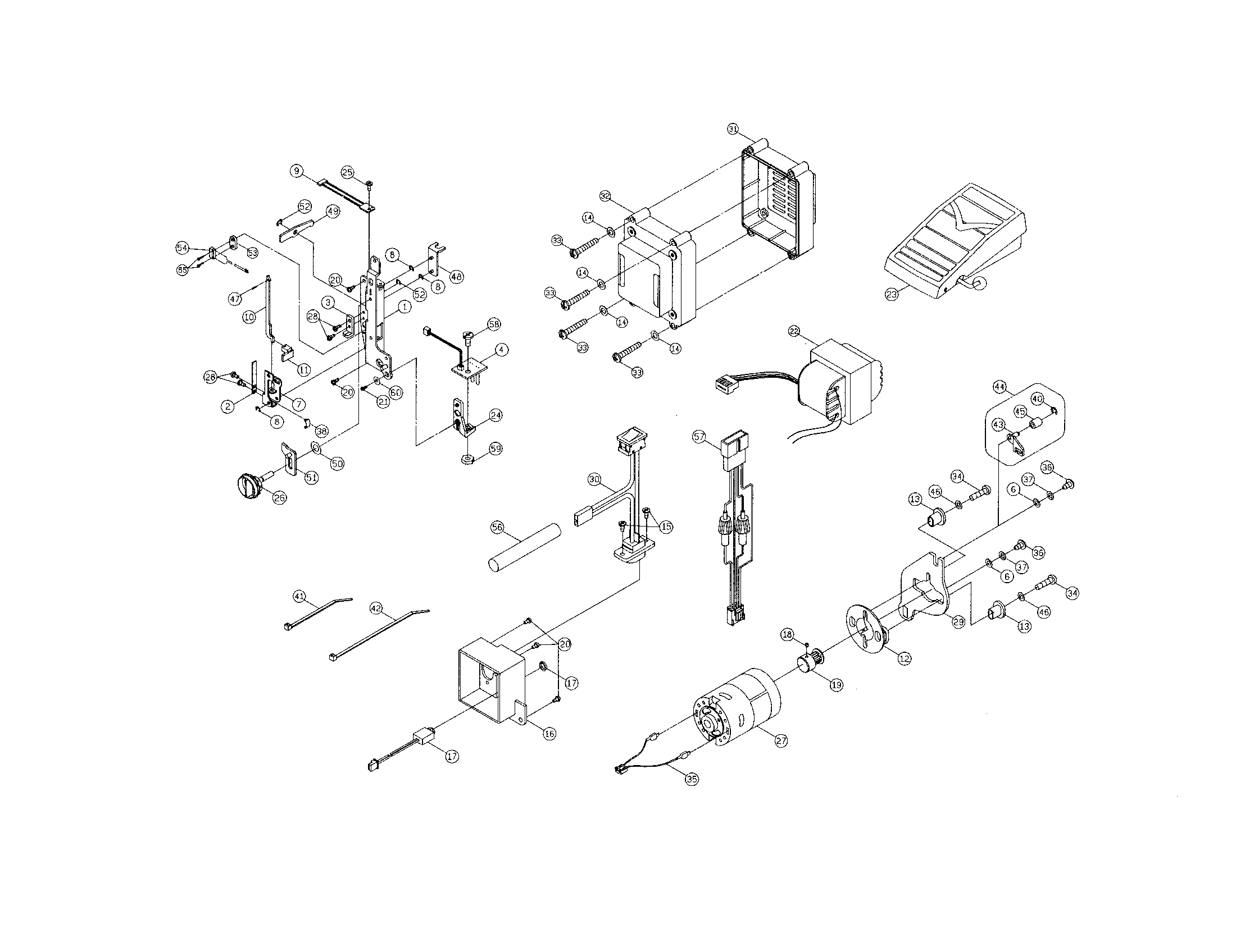 Motor/foot controller