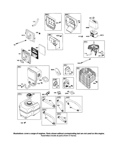 Muffler/fuel tank