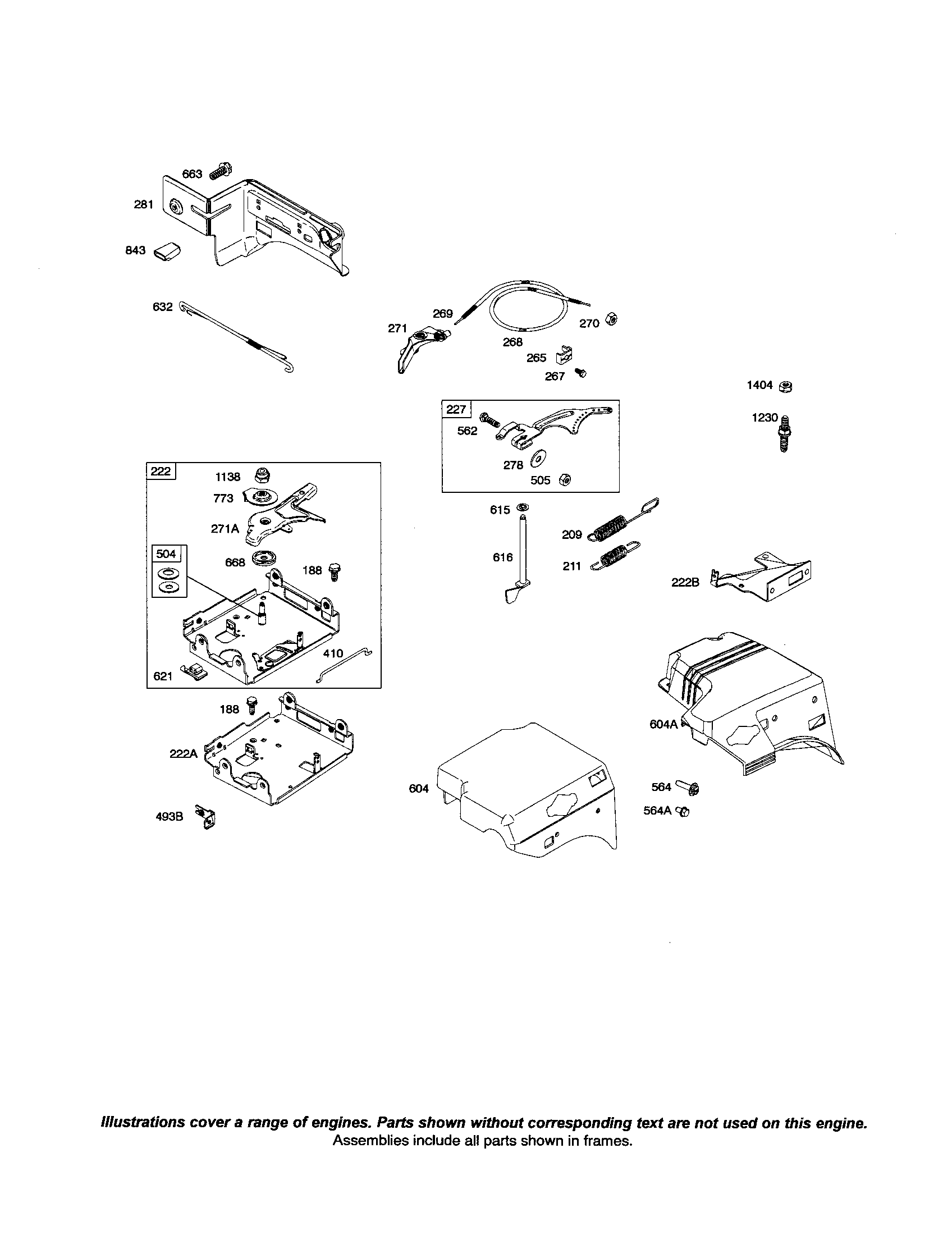 Control cover/bracket control