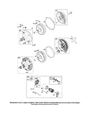 Starter motor/gear cover