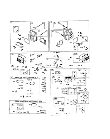 Cylinder head/carburetor