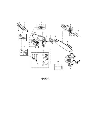 Pole pruner attachment