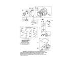 Briggs & Stratton 31A707-0787-B1 cylinder/sump/crankshaft diagram