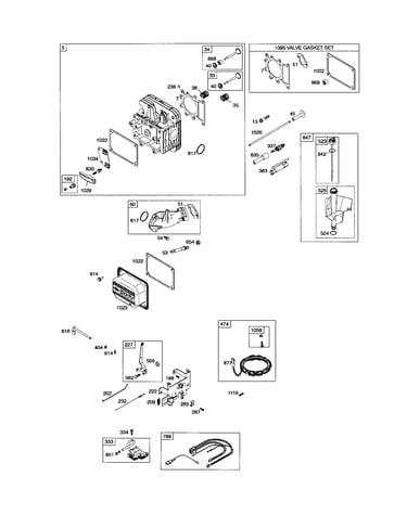 Head cylinder/dipstick