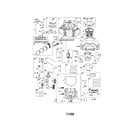 Craftsman 917287380 cylinder/sump/crankshaft diagram