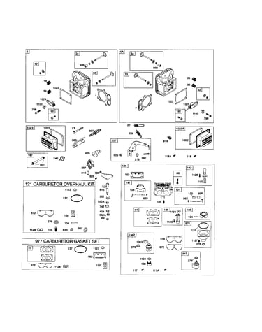 Cylinder head/carburetor