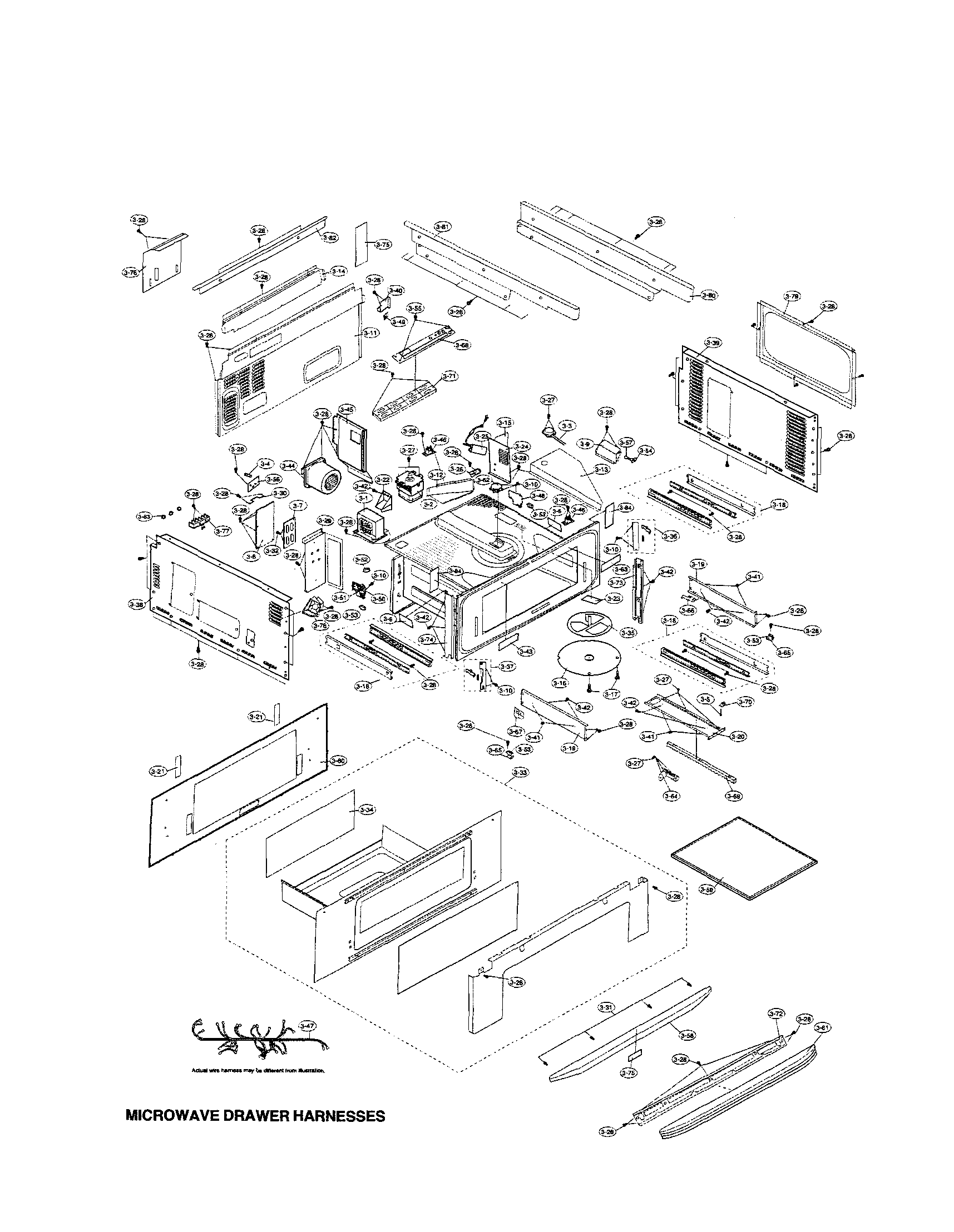 Microwave drawer