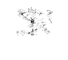 Poulan 2050LE TYPE 1 shield/cylinder/crankshaft diagram