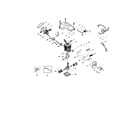 Poulan 2250LE TYPE 1 shield/cylinder/crankshaft diagram
