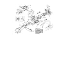 Poulan 220 TYPE 1-3 chassis/bar/handle diagram