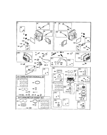 Head-cylinder/carburetor