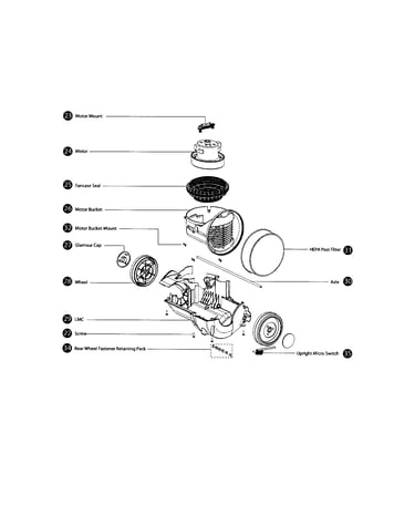 Motor/wheel/lmc