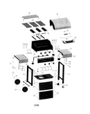 Liquid propane gas grill