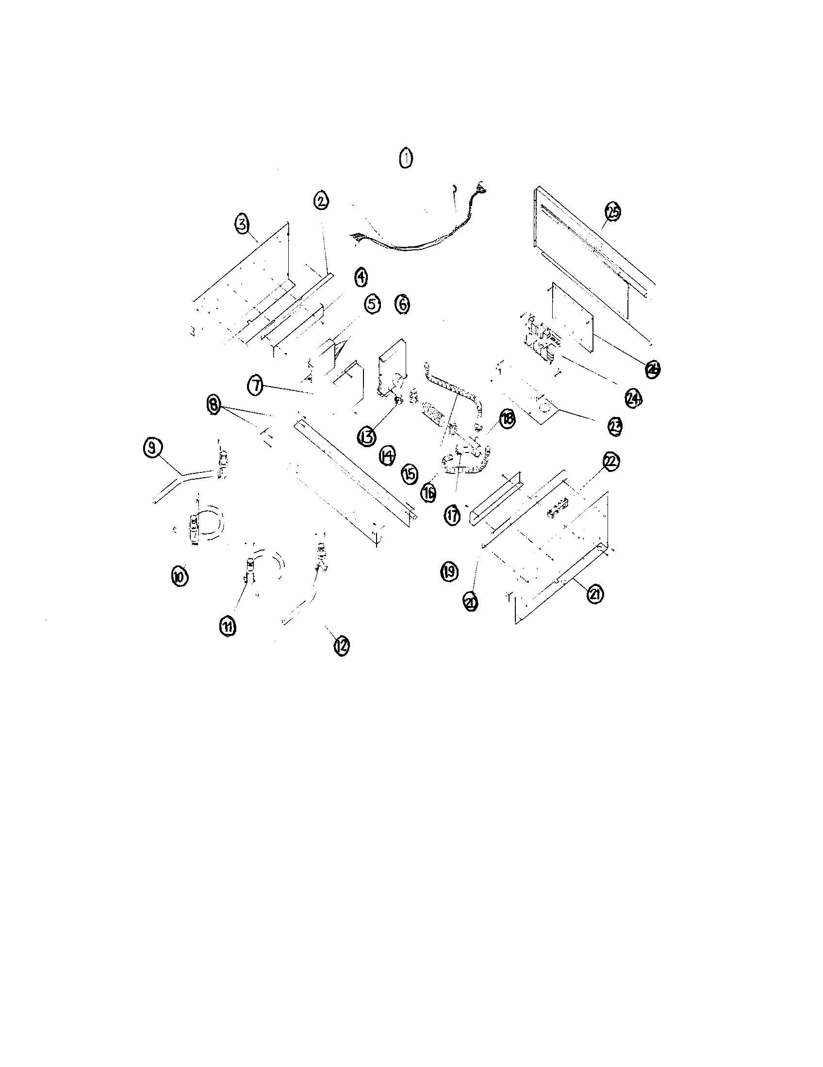 Gas tubing assembly-level a
