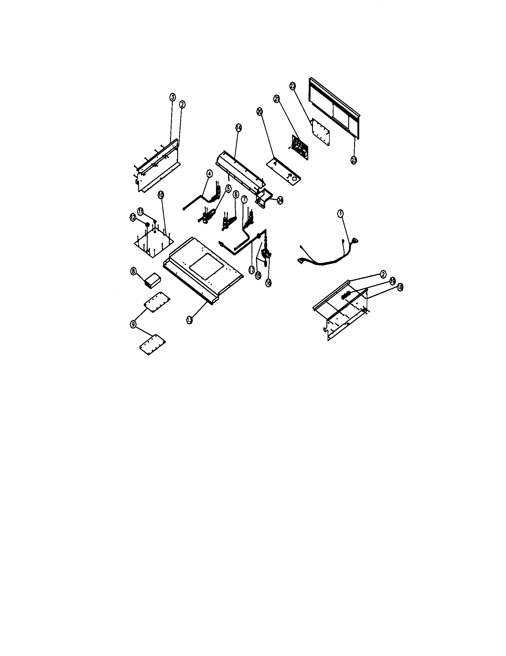 Gas tubing assembly-level b