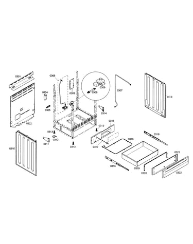 Drawer/side panels