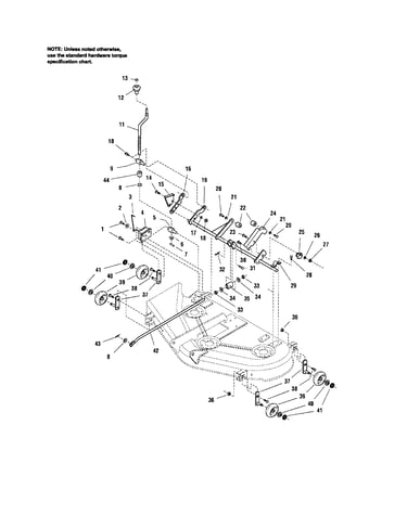 Mower deck-height adjustment