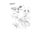 Craftsman 107277680 mower deck-cluch/support diagram
