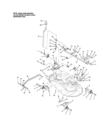 Mower deck-height adjustment