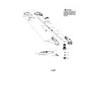 Weed Eater RTE112C line trimmer diagram