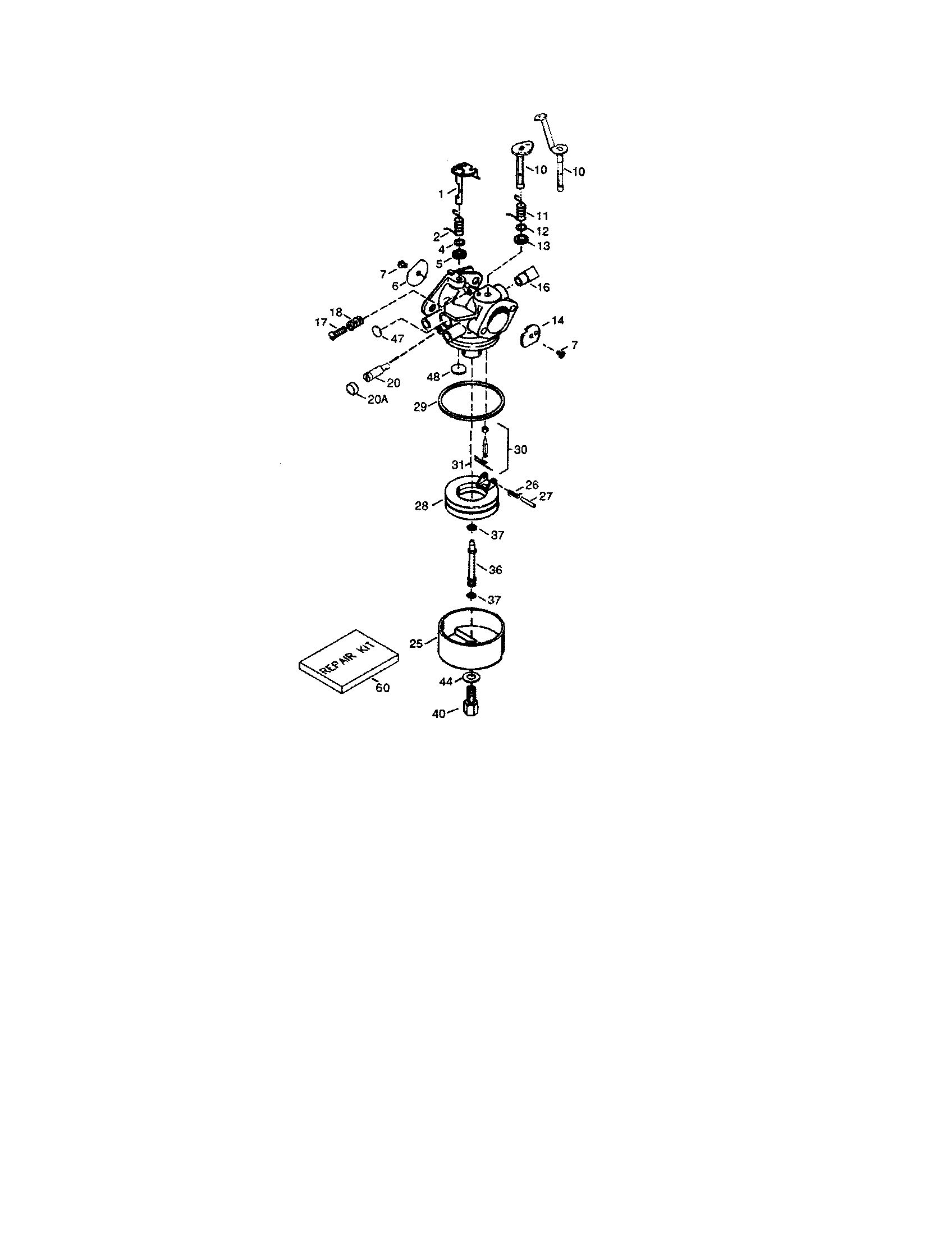 CARBURETOR 640309