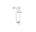 Fisher & Paykel E522BLE-22163A electronic module/duct covers diagram