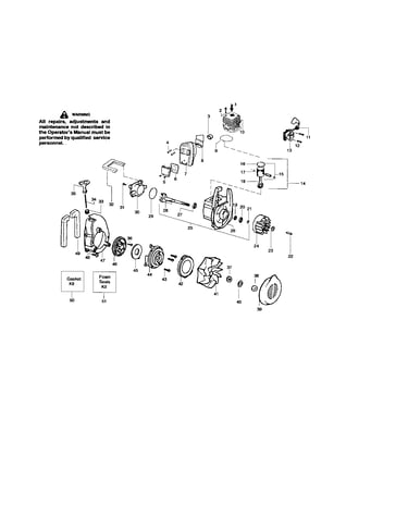 Cylinder/crankshaft/crankcase