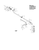 Driveshaft/shield/handle