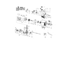 Poulan SM446E cylinder/crankshaft/crankcase diagram