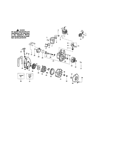 Cylinder/crankshaft/crankcase