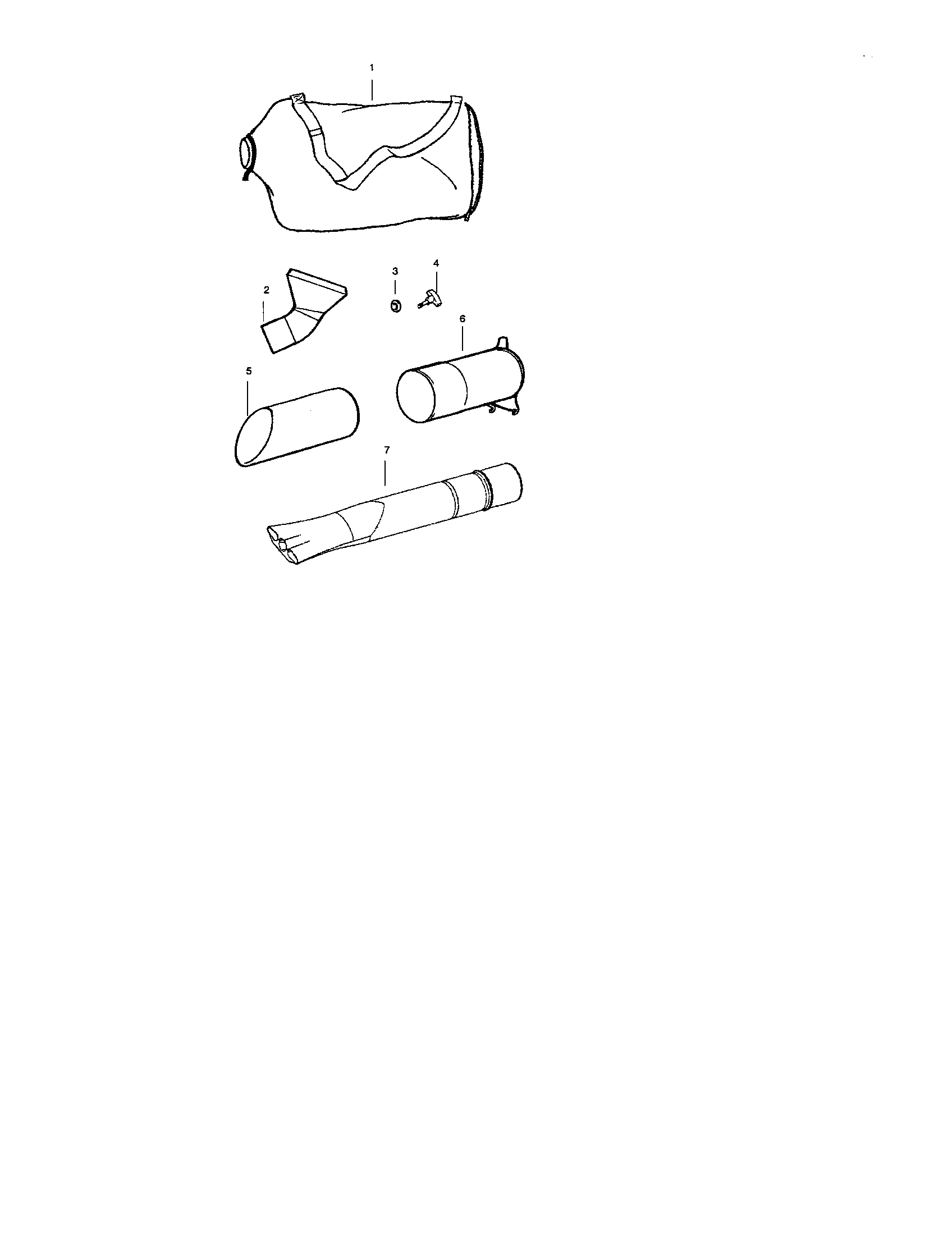 Vacuum bag/tubes