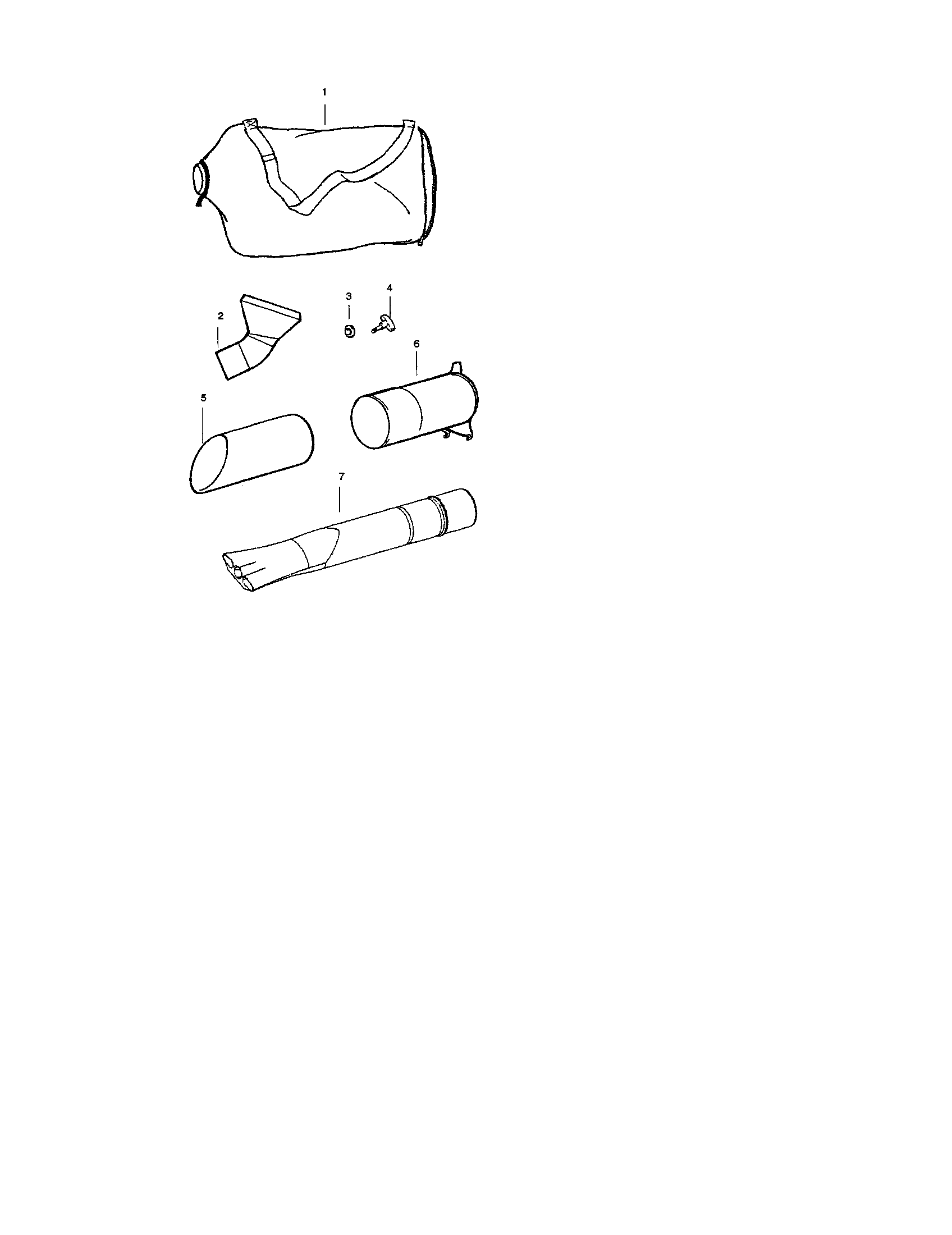 Vacuum bag/tubes