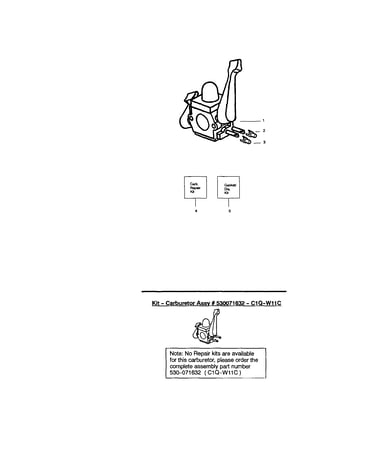 Carburetor #530071465 (c1q-w11)