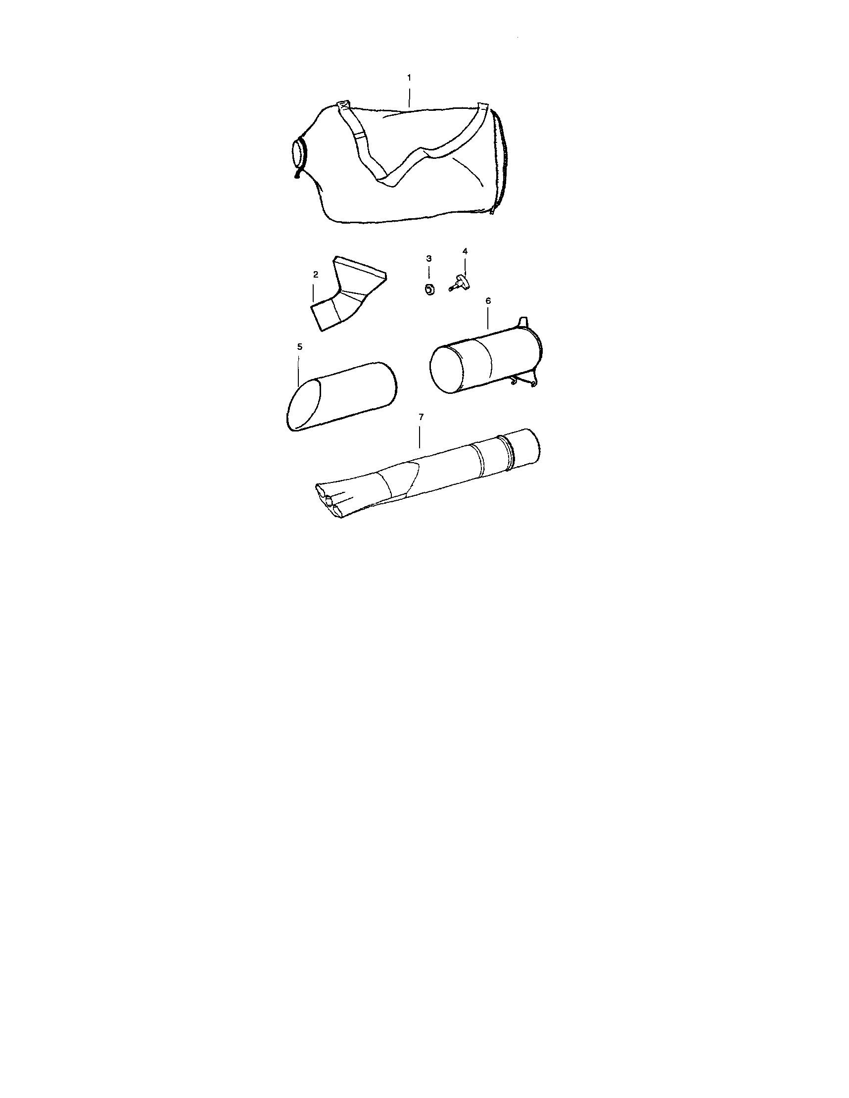 Vacuum bag/tubes