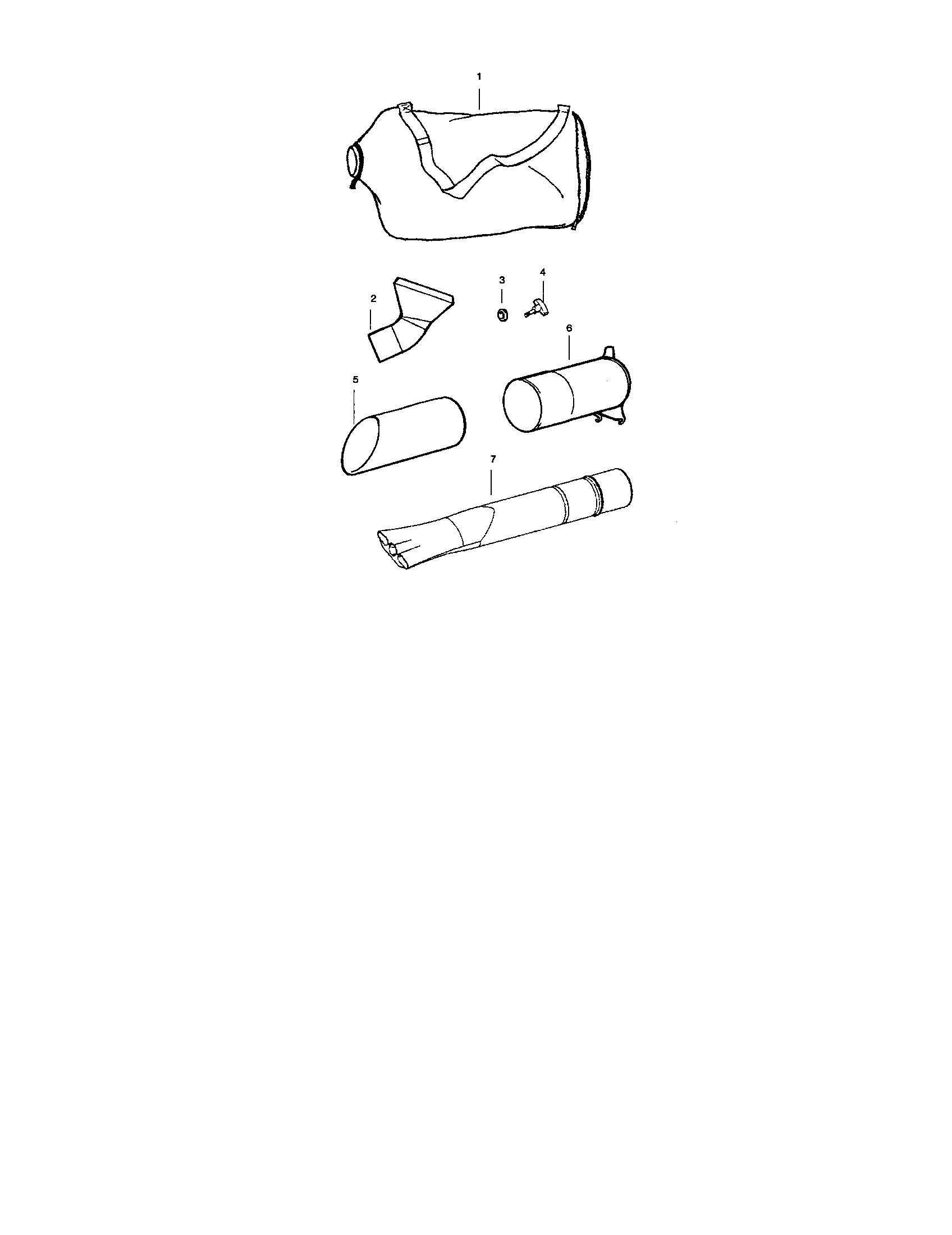 Vacuum bag/tubes
