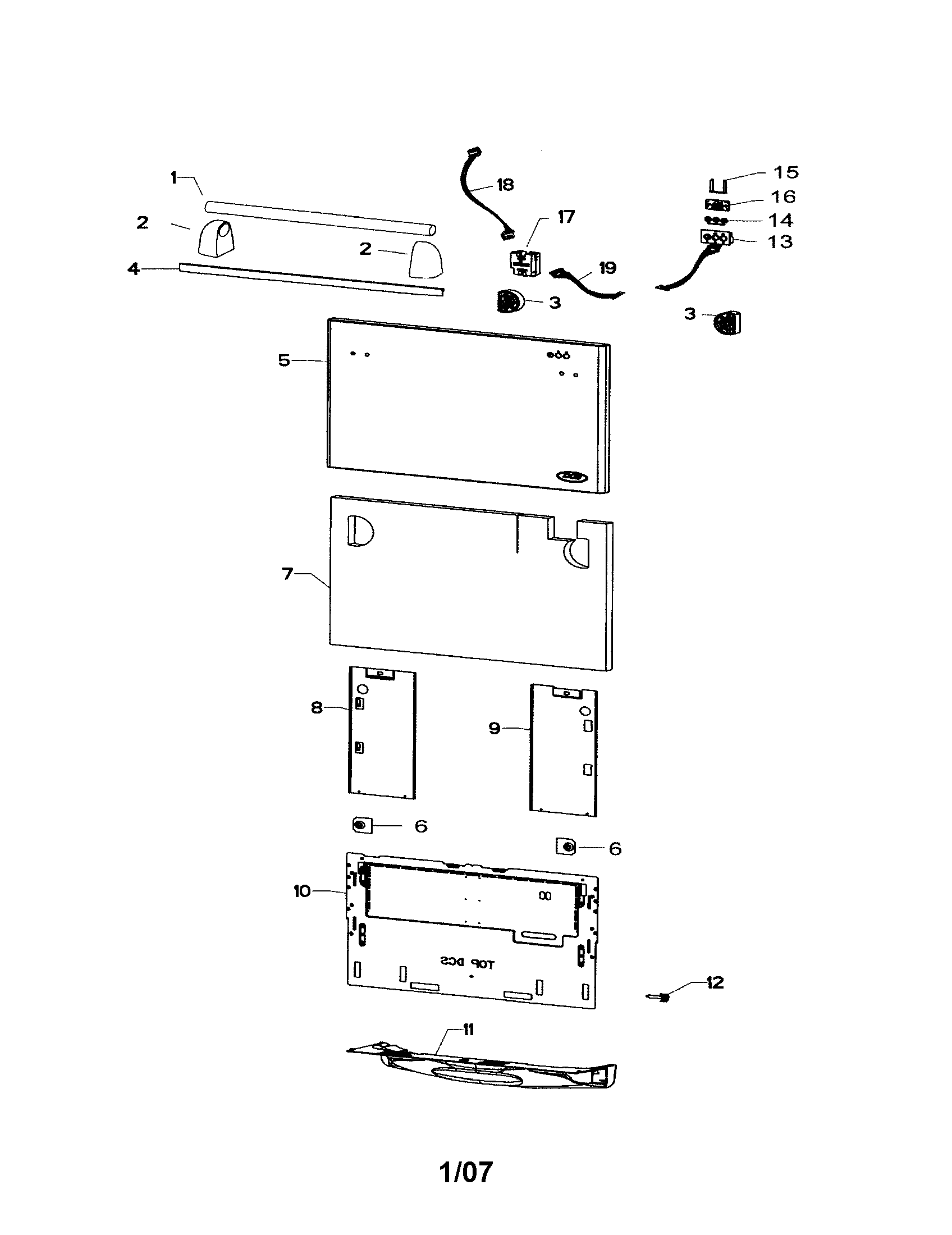 Front panels/controls