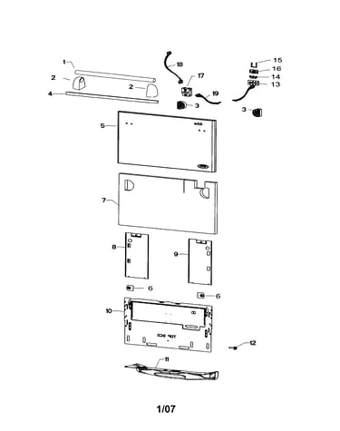 Front panels/controls