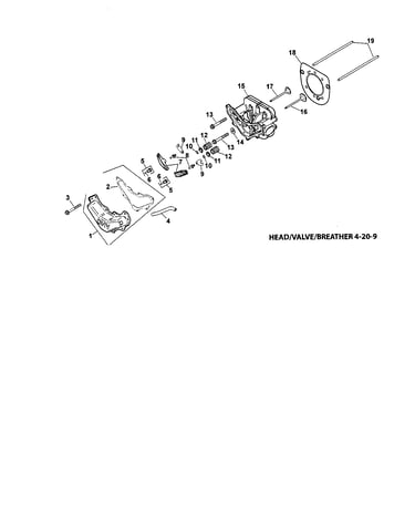 Head/valve/breather