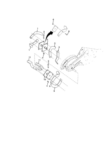 Tine assembly