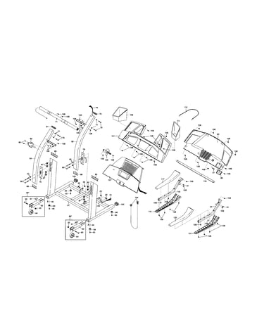Console/uprights/frame
