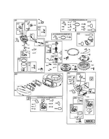 Carburetor/blower housing