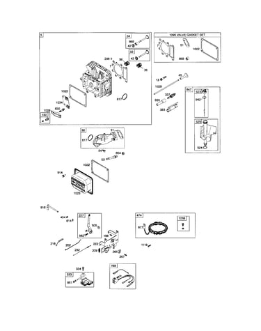 Head-cylinder/dipstick/tube